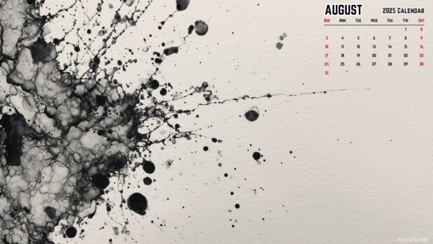 August 2025 Calendar Desktop Background free download (6).
