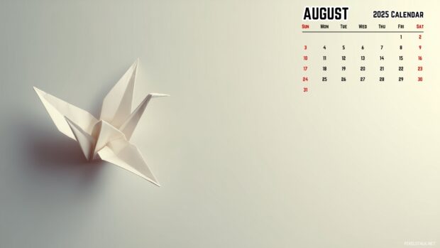 August 2025 Calendar Desktop HD Background (3).