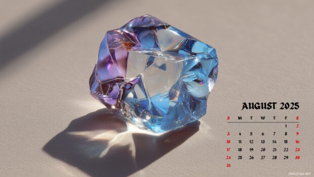 August 2025 Calendar Desktop HD Background (5).
