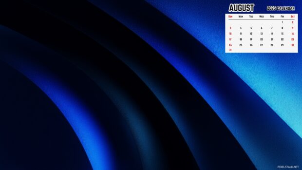 August 2025 Calendar HD Wallpaper (2).