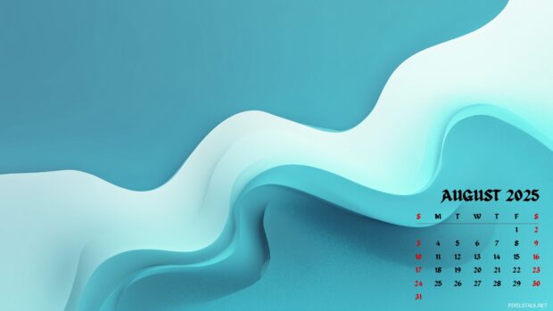 August 2025 Calendar Wallpaper HD (2).