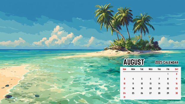 August 2025 Calendar Wallpaper HD (8).