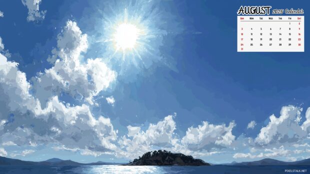 August 2025 Calendar Wallpaper HD for Desktop (1).