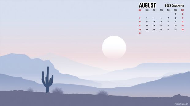 August 2025 Calendar Wallpaper HD for Desktop (5).