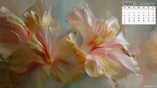 August 2025 Desktop Wallpaper HD Calendar (3).