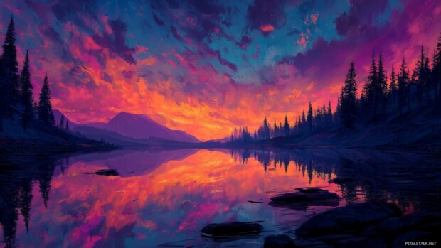 Awesome wallpaper desktop hd with vibrant colors and stunning landscapes.