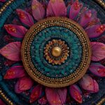 Awesome laptop wallpapers with an intricate mandala pattern in v