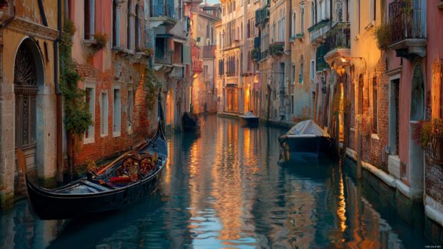 Beautiful Venice Italy Wallpapers capturing the essence of gondola rides.