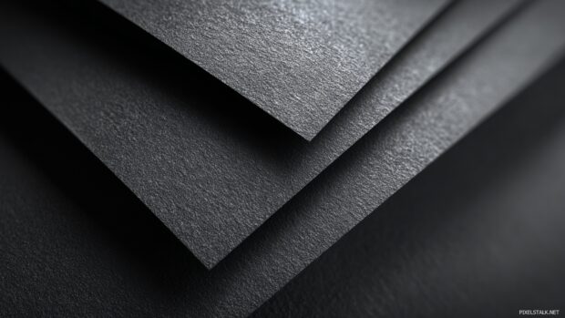 Black blank wallpaper with a matte finish, creating a sharp contrast for a sophisticated desktop experience  .