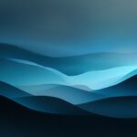 Blue and black gradient backgrounds blending smoothly for a tran