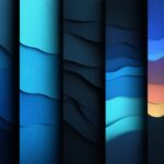Blue and black gradient backgrounds inspired by abstract art mov