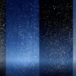 Blue and black gradient backgrounds resembling a night sky fille
