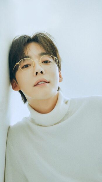Calm Portrait of Jinu in Glasses for Wallpaper.