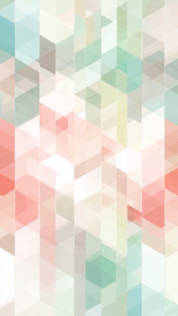 Cell phone wallpapers, Abstract geometric patterns in soothing pastel colors.