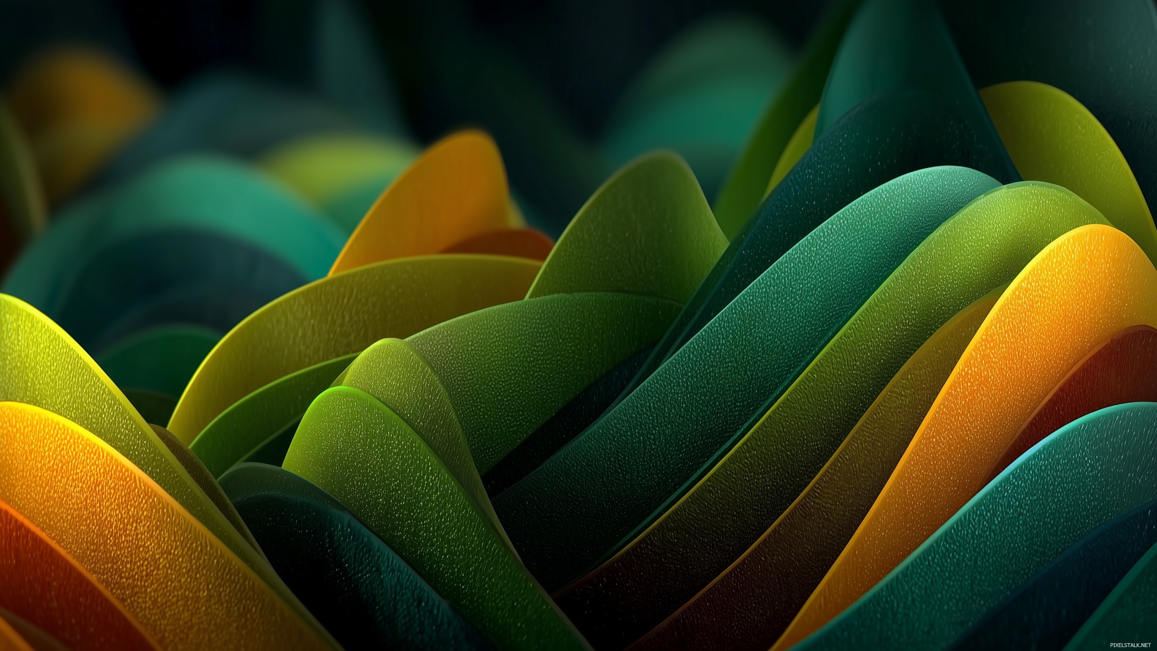 Contemporary abstract green wallpapers hd emphasizing geometric.
