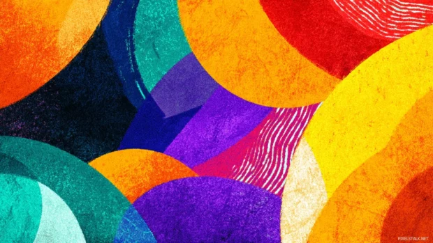 Cool desktop wallpapers displaying abstract patterns and lively colors to energize your workspace.
