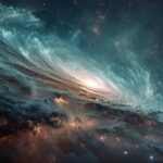 Cool laptop wallpapers featuring a dreamy galaxy with swirling s