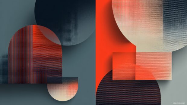 Creative optical illusion backgrounds, Innovative shapes and colors interwoven to form a captivating visual experience.