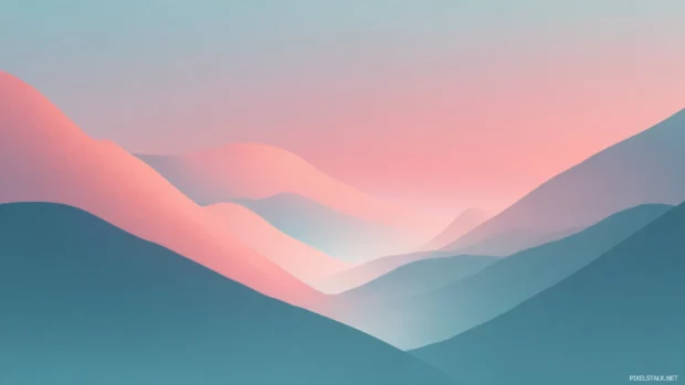 Delve into minimalist backgrounds for PC, emphasizing simplicity and elegance in soft pastel colors for a modern look.