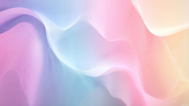 Desktop Music Backgrounds, An elegant gradient of soft hues representing different music genres, creating a smooth and calming wallpaper.