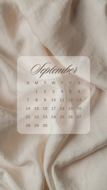 Elegant September 2025 Calendar Wallpapers for Mobile Devices (3).
