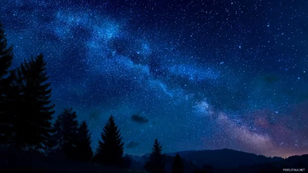 Enjoy mesmerizing night skies and twinkling stars with stunning HD wallpapers for desktop, perfect for stargazers looking to enhance their backdrop.