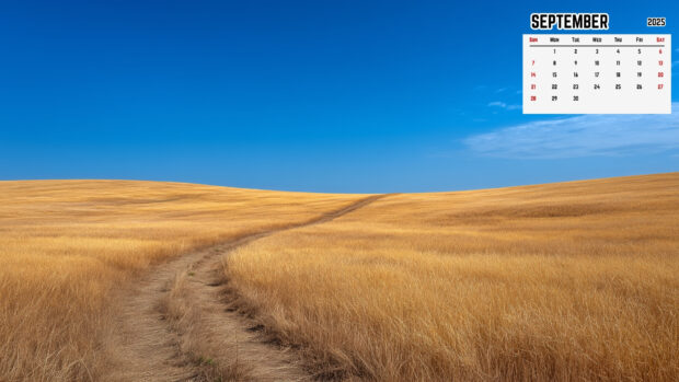 Free September 2025 Desktop Calendar Backgrounds with Fall Themes (3).