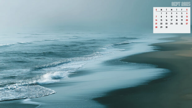 Free September 2025 Desktop Calendar Backgrounds with Ocean (3).