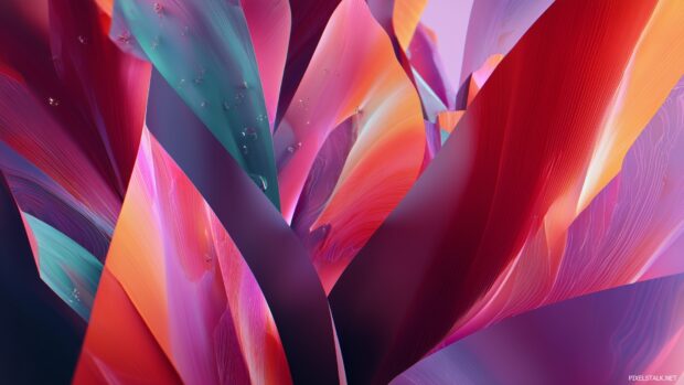 Free awesome wallpaper desktop hd showcasing abstract shapes and bright hues.