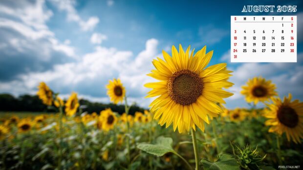Free download August 2025 Calendar Desktop Background (1).