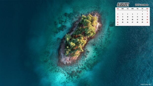 Free download August 2025 Calendar Desktop Background (4).