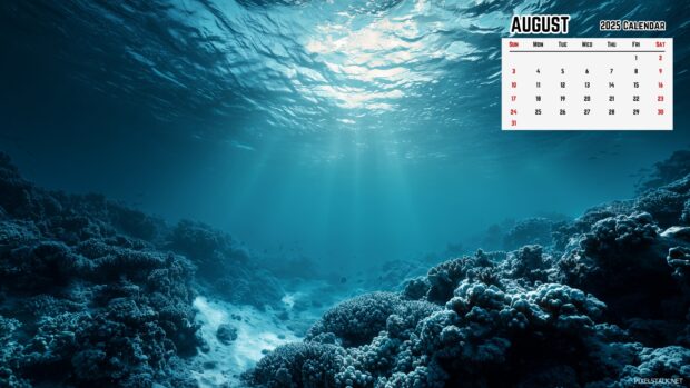 Free download August 2025 Calendar Desktop Background (5).