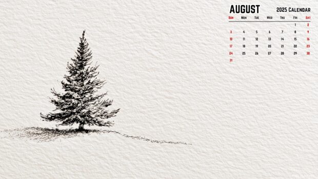 Free download August 2025 Calendar Desktop Wallpaper (1).