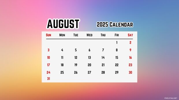 Free download August 2025 Calendar Desktop Wallpaper (3).