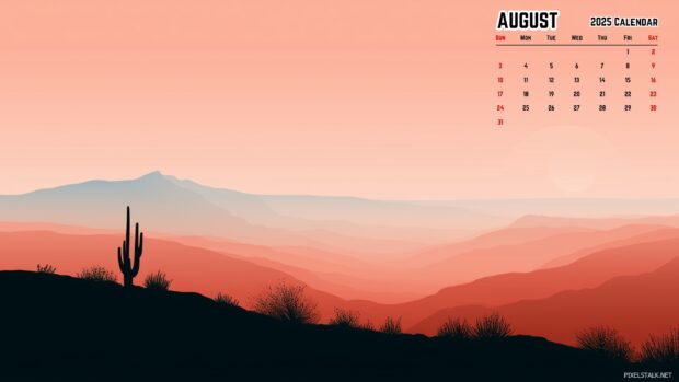 Free download August 2025 Calendar Wallpaper HD for PC (1).