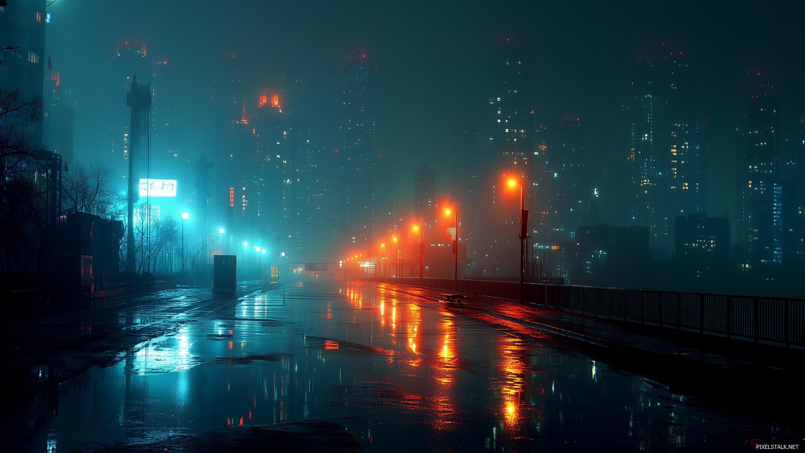 HD aesthetic black and blue backgrounds that evoke night city vi.