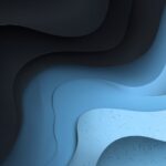 HD aesthetic black and blue backgrounds with a calming ocean wav