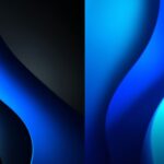 HD black and blue backgrounds with smooth gradient transitions
