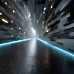 HD black and blue wallpapers integrating futuristic elements and