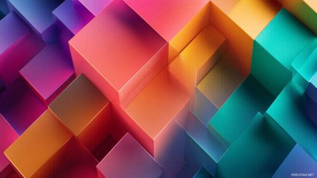 High quality cool 3D backgrounds with geometric shapes and smooth gradients.