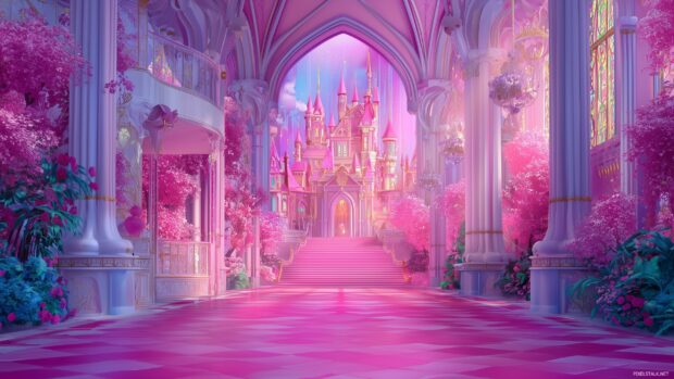High resolution Barbie backgrounds with detailed illustrations and bright colors.