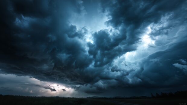 High resolution desktop sky backgrounds depicting a dramatic thunderstorm brewing.