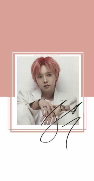 Jinu Wallpaper Soft Pink Aesthetic Design.