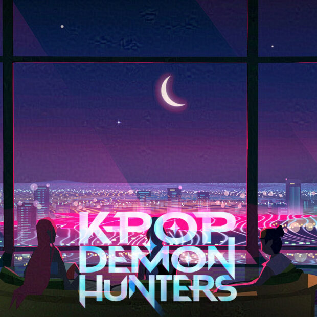 KPop Demon Hunters Nighttime Cityscape Adventure.