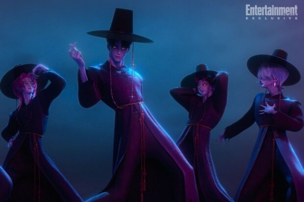 KPop Demon Hunters Perform in Mysterious Aura.