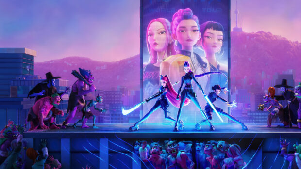 KPop Demon Hunters Stand Against the Demon Horde.