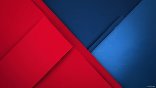 Minimalistic blue and red backgrounds, A clean and simple design with geometric shapes in blue and red arranged harmoniously.