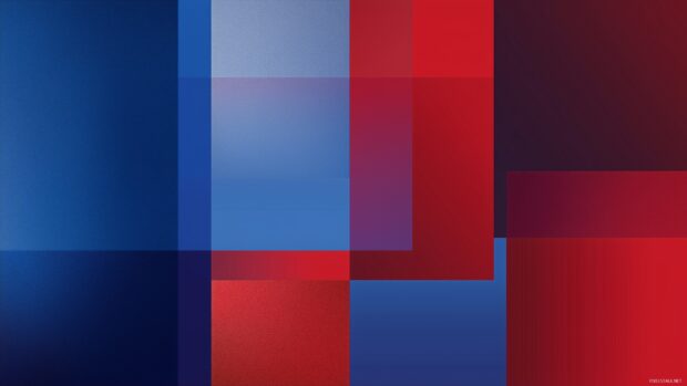 Minimalistic blue and red backgrounds, Simple lines and blocks in shades of blue and red creating a focused yet artistic background.