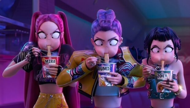 Noodle Time with KPop Demon Hunters Trio.
