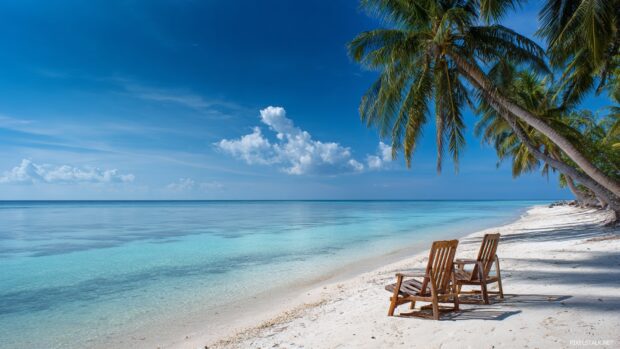 Peaceful beach views with clear skies available for top free hd backgrounds download.
